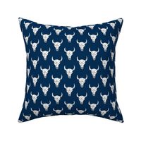 Bull Skull - Navy