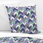 Purple Mint Geometric