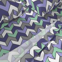 Purple Mint Geometric