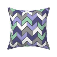 Purple Mint Geometric