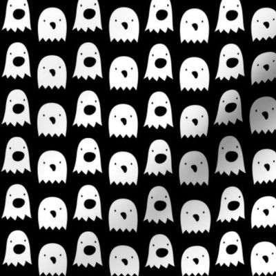 ghosts black and white » halloween