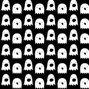 ghosts black and white » halloween