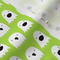 ghosts lime green » halloween