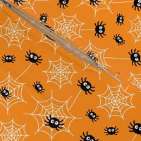 spiders and webs orange » halloween