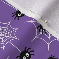 spiders and webs purple » halloween