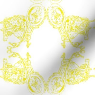 Damask - Moto Damask in Yellow