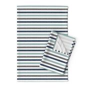 stripes || navy grey dusty blue