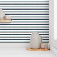 stripes || navy grey dusty blue