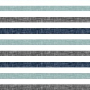 stripes || navy grey dusty blue