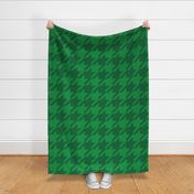 Houndstooth Kelly Dark Green Spring Extra Large _Miss Chiff Designs