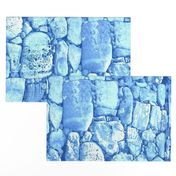 Rock Wall Blue Vertical 150