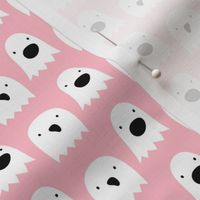 ghosts pastel pink » halloween