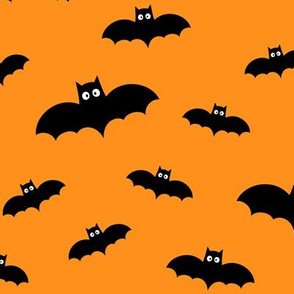 bats orange » halloween