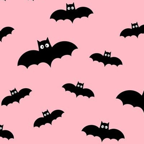 bats pastel pink » halloween