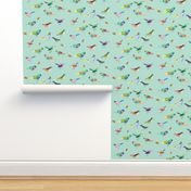 Songbirds Mixed Seafoam