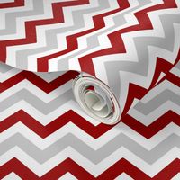 Crimson and grey team color Chevron