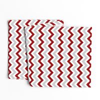 Crimson and grey team color Chevron