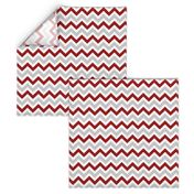 Crimson and grey team color Chevron