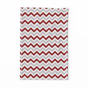 Crimson and grey team color Chevron