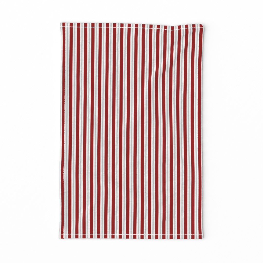 Crimson and grey team color stripe