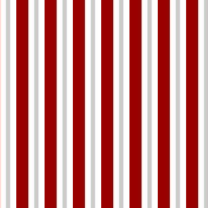Crimson and grey team color stripe