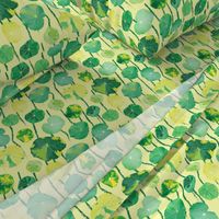 Lilypad Lily Pad Leaves Spring Summer Green Nasturtium SMALL_Miss Chiff Designs 