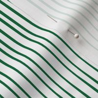 Emerald  green modern stripe on White_Miss Chiff Designs