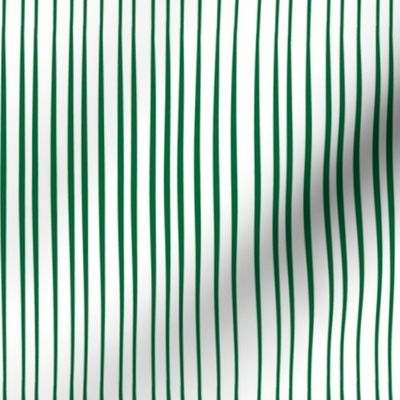 Emerald  green modern stripe on White_Miss Chiff Designs