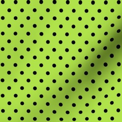 dotty black lime green » halloween