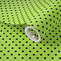 dotty black lime green » halloween