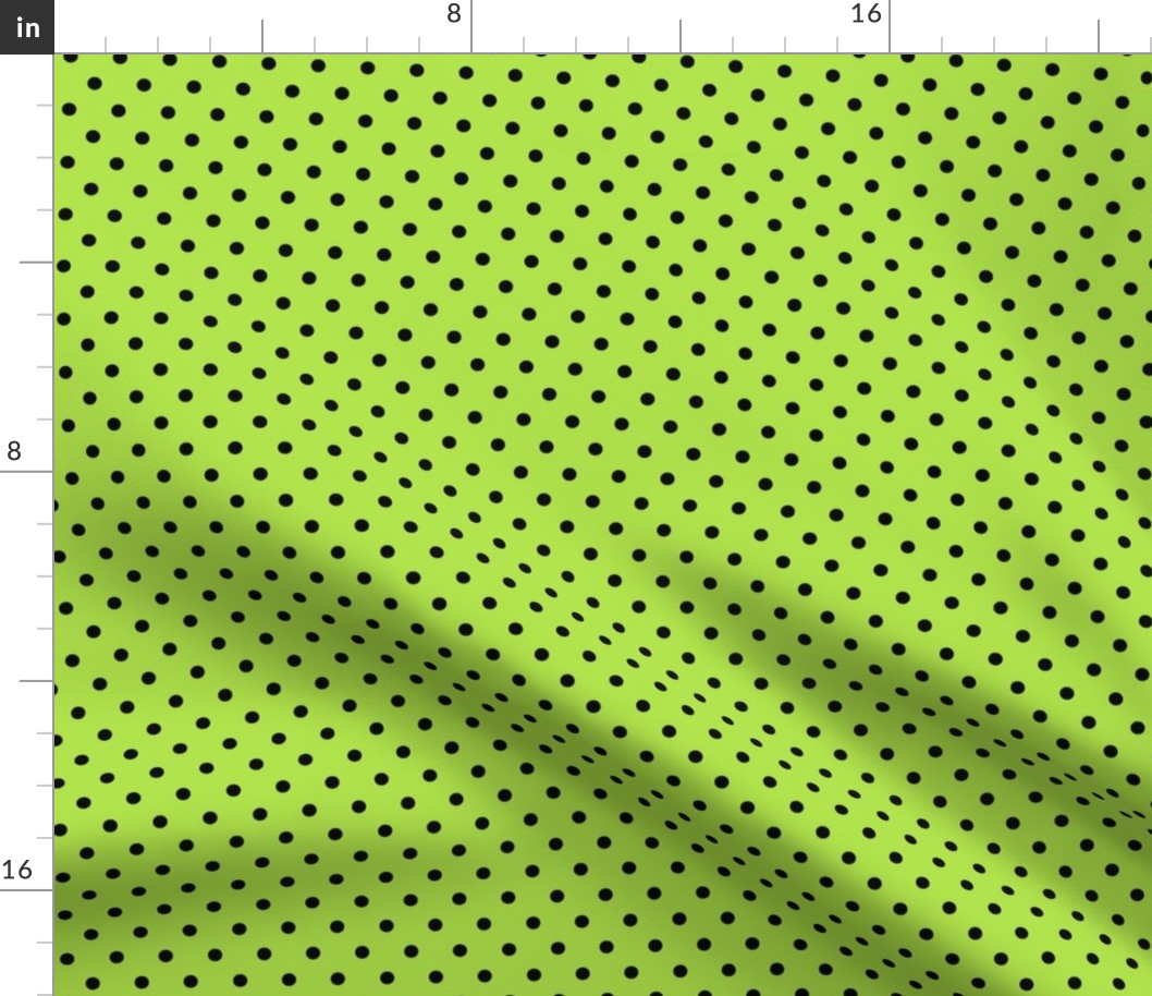 dotty black lime green » halloween