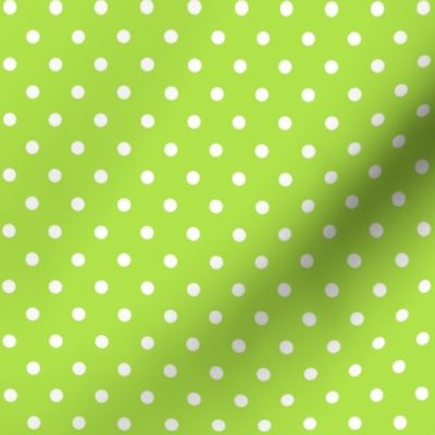 dotty white lime green » halloween