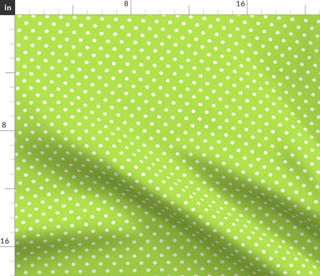 dotty white lime green » halloween