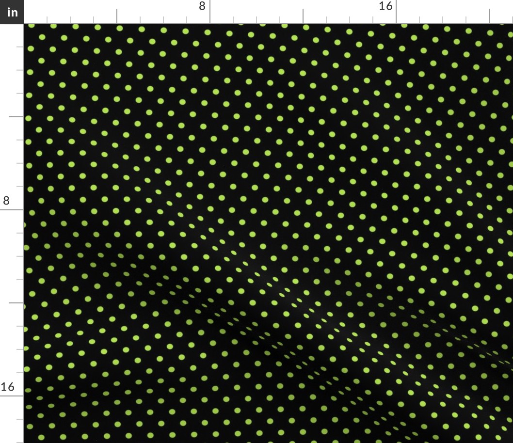 dotty lime green black » halloween