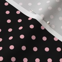 dotty pastel pink black » halloween