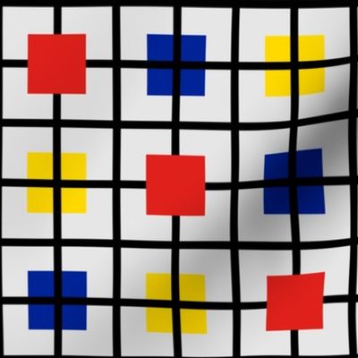 Plaid 3 for men who like Mondrian by Su_G_©SuSchaefer