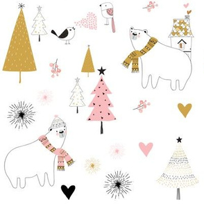 Holiday Winter Love - Woodland Animals