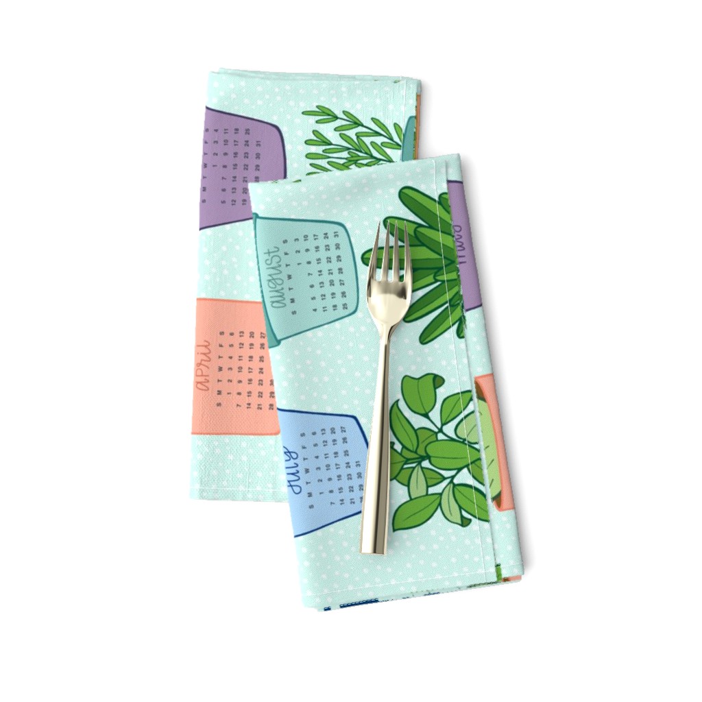 2024 Houseplant Tea Towel Calendar