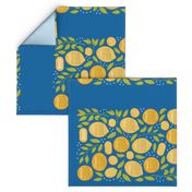 2024 Citrus Tea Towel Calendar - Blue