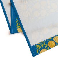 2024 Citrus Tea Towel Calendar - Blue