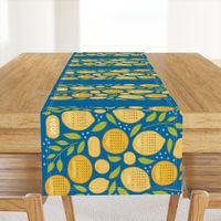 2024 Citrus Tea Towel Calendar - Blue