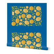 2024 Citrus Tea Towel Calendar - Blue