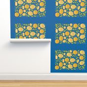 2024 Citrus Tea Towel Calendar - Blue