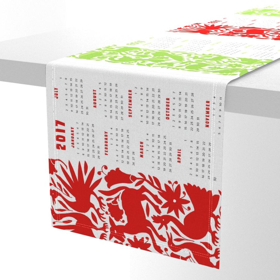 otomi calendar towel - full yard