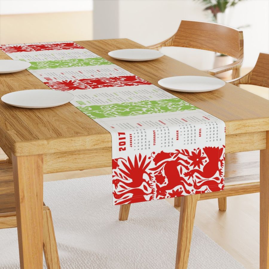 otomi calendar towel - full yard