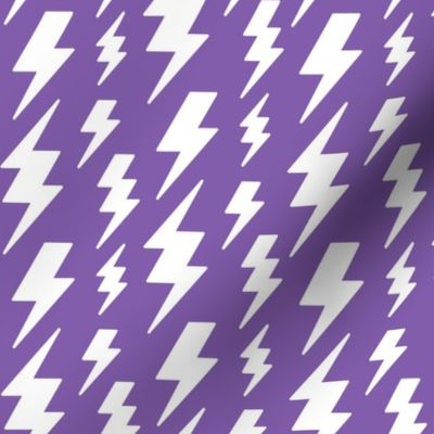 lightning bolts white purple » halloween