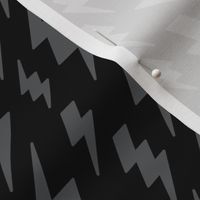 lightning bolts dark grey black » halloween