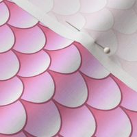 Mermaid/Dragon Scales - White Pink