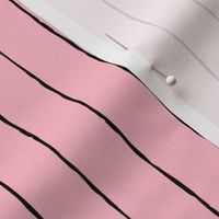 pinstripes black on pastel pink » halloween