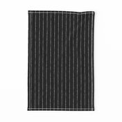 pinstripes white on black » halloween - monochrome - black and white pumpkin jack costume